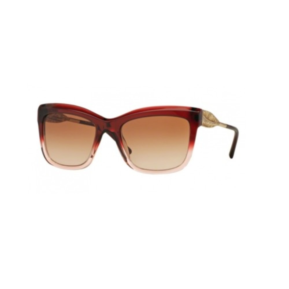 Burberry B 4207-F3553/13 56 Women's Bordeaux Pink Brown Gradient Lens Sunglasses